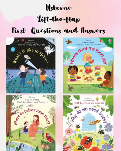 Usborne Lift the flap questions and answers books