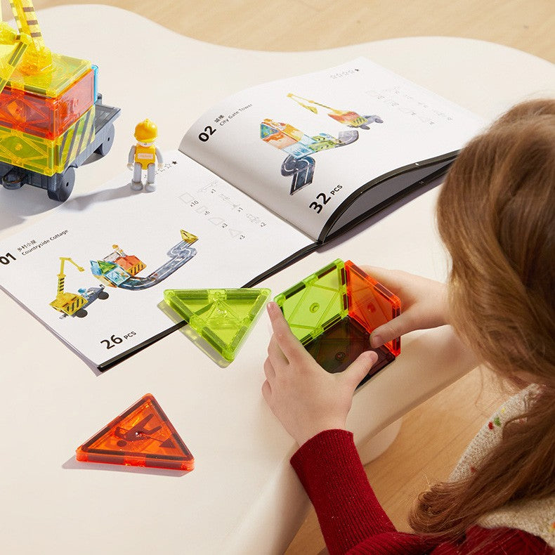 Mideer Magnetic Little Engineer Building Toy Birthday Gift Construction Kit