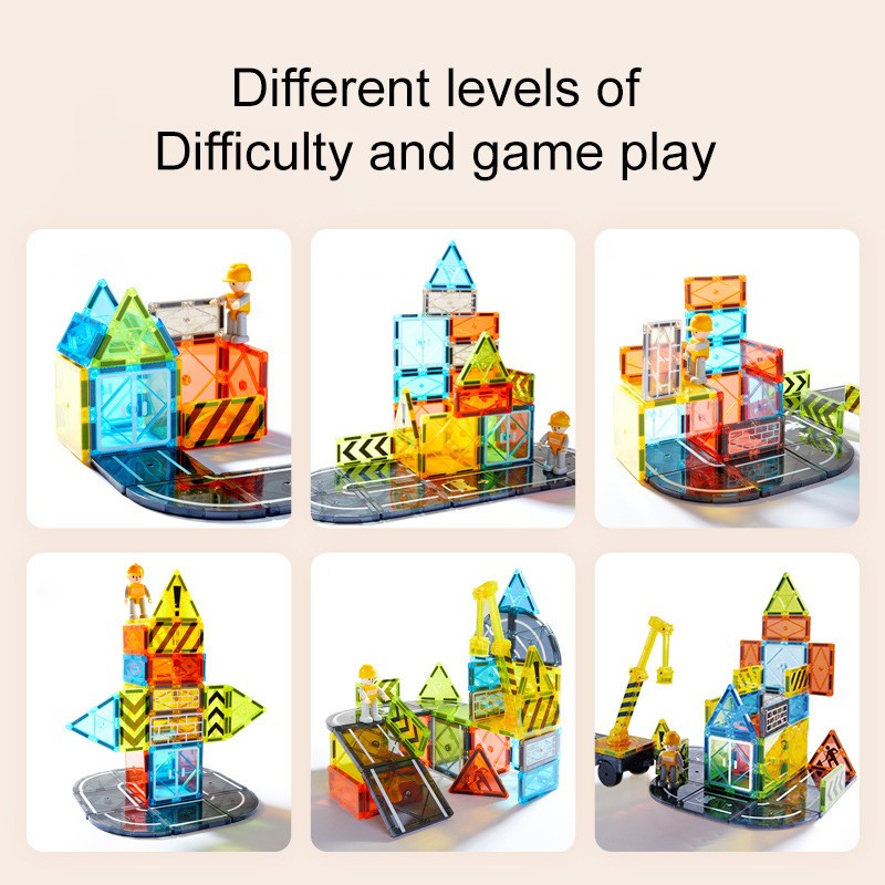 Mideer Magnetic Little Engineer Building Toy Birthday Gift Construction Kit
