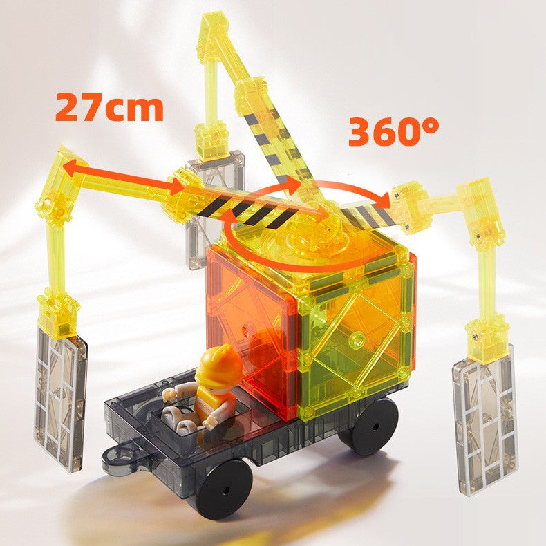 Mideer Magnetic Little Engineer Building Toy Birthday Gift Construction Kit