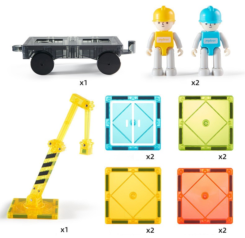 Mideer Magnetic Little Engineer Building Toy Birthday Gift Construction Kit