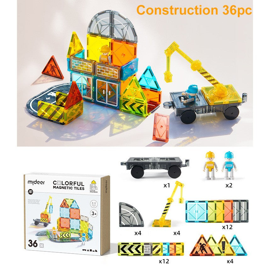 Mideer Magnetic Little Engineer Building Toy Birthday Gift Construction Kit