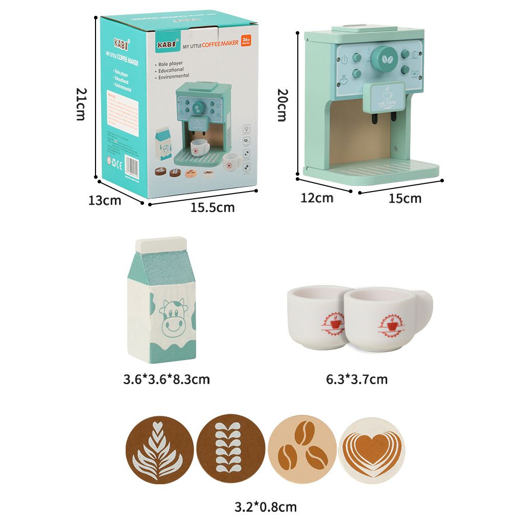 Kabi wooden coffee maker. Kitchen pretend play toy
