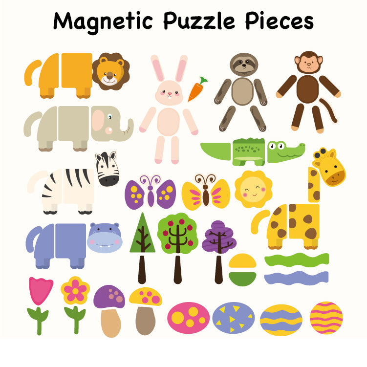 Korea Brand Goryeobaby. Magnetic Animal Puzzle Box