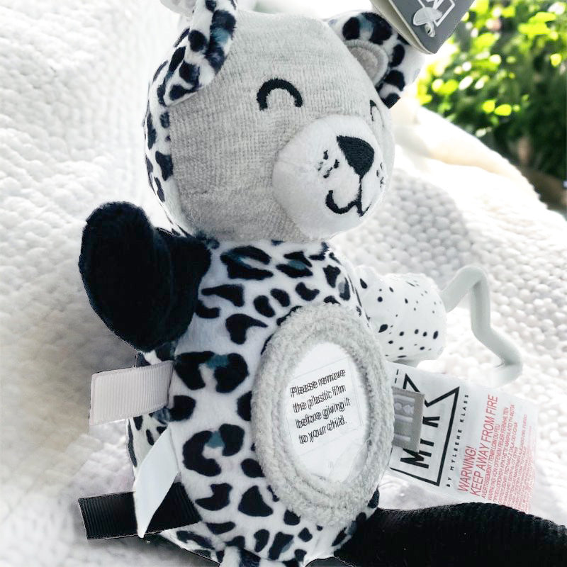 Mothercare Black and White Bear Crib Cot Stroller Hanging Toy.