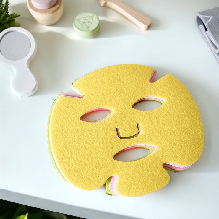 Wooden Toy Facial Spa Set Pretend Play Imaginative Fun