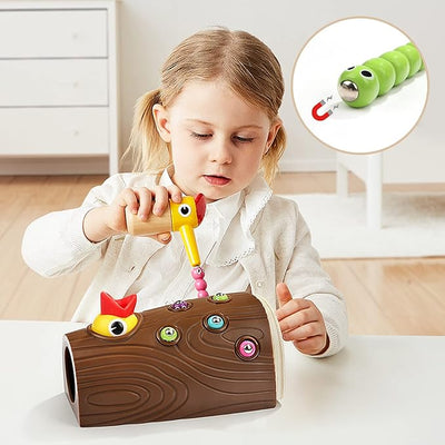 Topbright woodpecker magnetic worm Montessori Inspired Toy