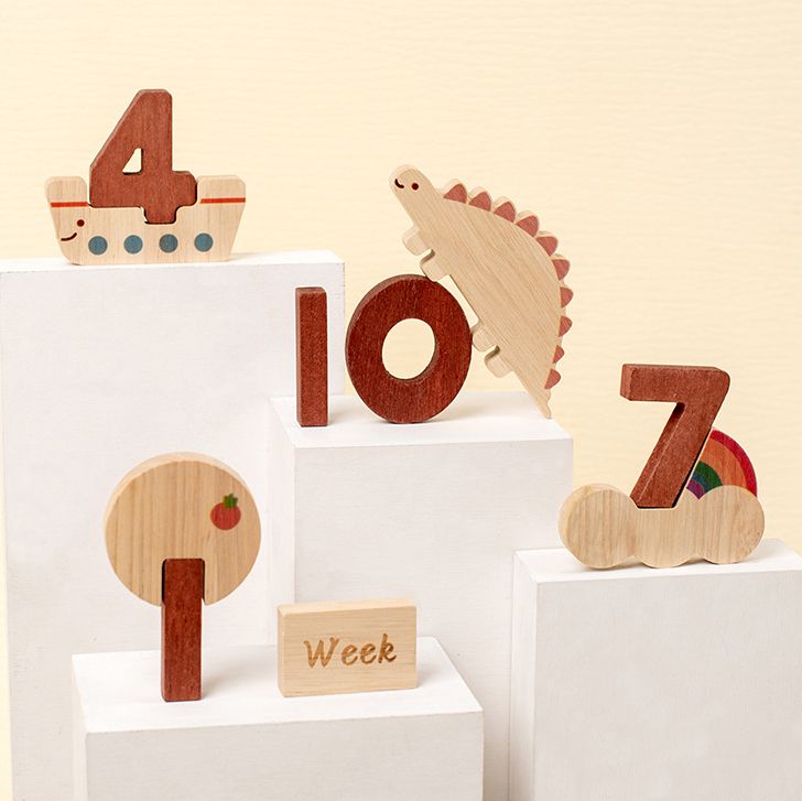 Wooden Alphabet Letters Number Blocks. Hands on creative learning