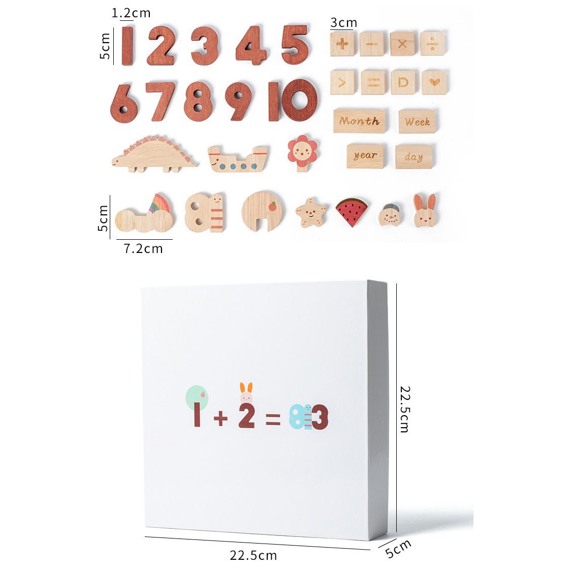 Wooden Alphabet Letters Number Blocks. Hands on creative learning