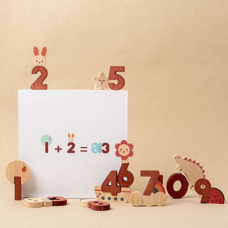Wooden Alphabet Letters Number Blocks. Hands on creative learning