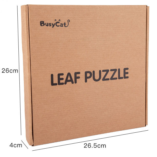 Wooden Knob Leaf Puzzle Montessori Early Learning STEM toy