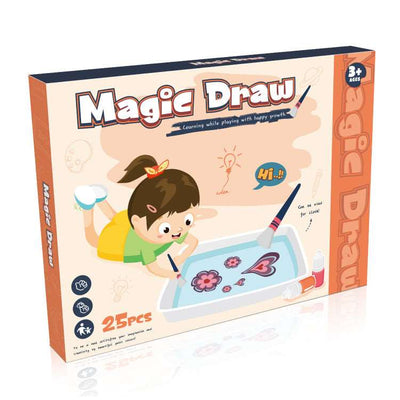 Kids Marbling Kit. Art & Craft. Creative painting. Hobby Kit.