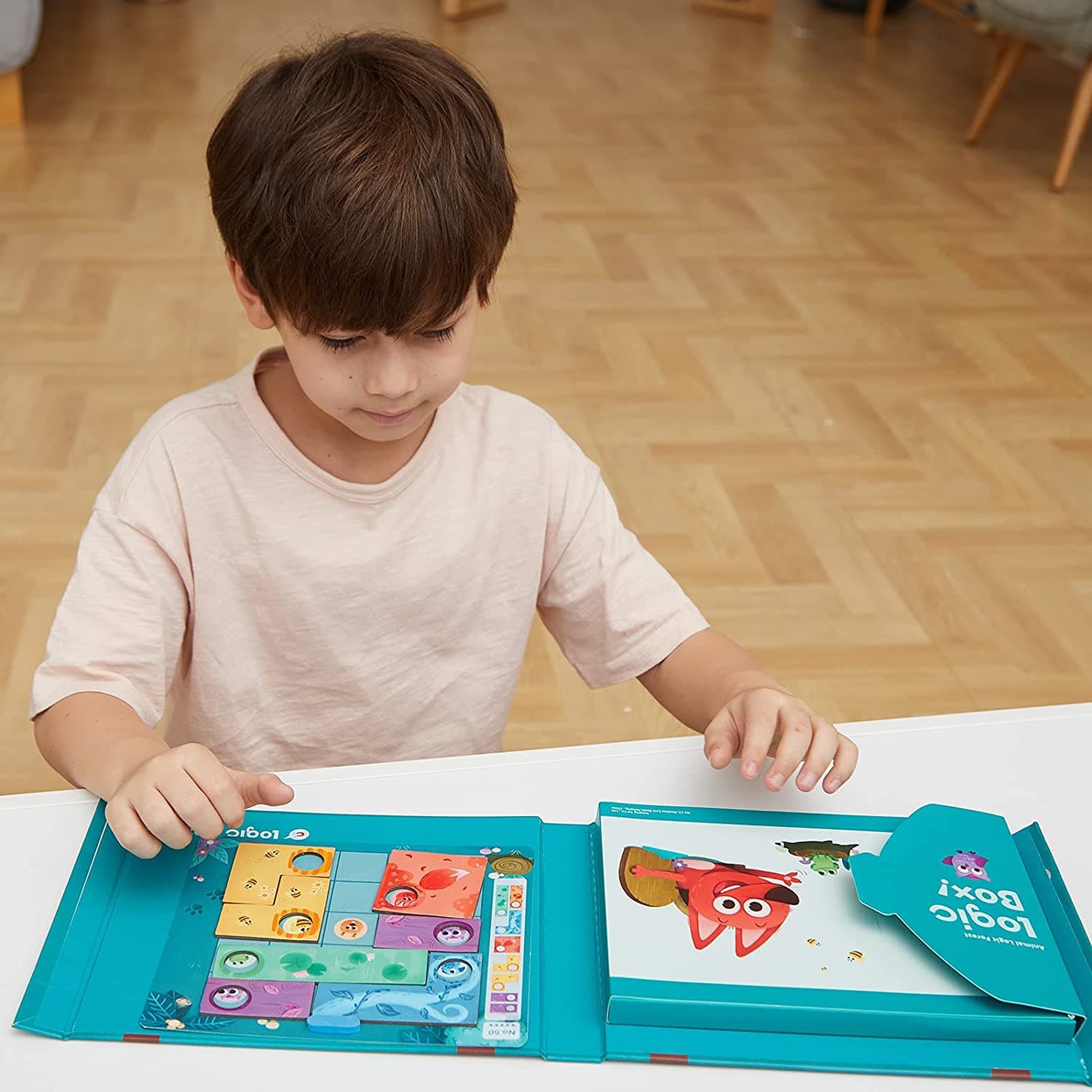 TOI Logic Box Animal Forest - Magnetic Strategy Board Game. STEM Toy