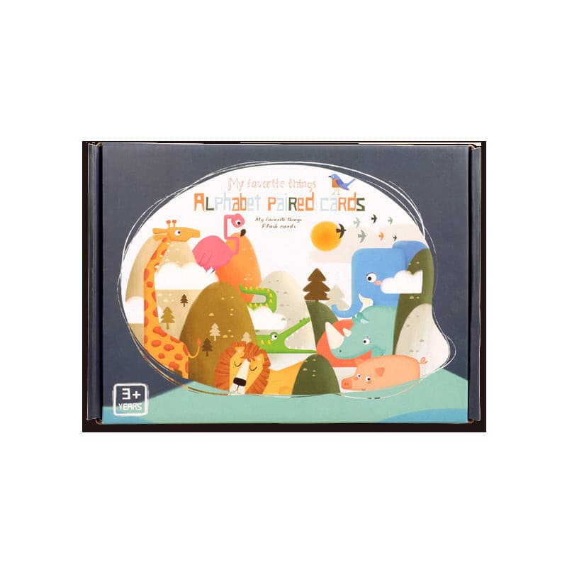 Wooden Alphabet & Number Learning Cards. Montessori Children Toy