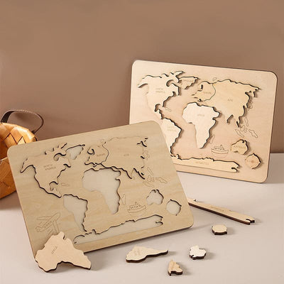 Our World - Big Piece Wooden Jigsaw Puzzle. Wooden Children Toy