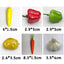 Mini vegetables. Pack of 5*3 variety. Kitchen food toy. Sensory play