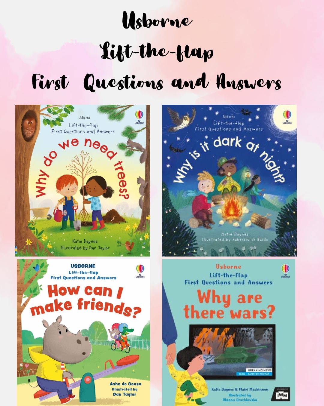 Usborne Lift the flap questions and answers books