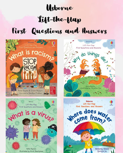 Usborne Lift the flap questions and answers books