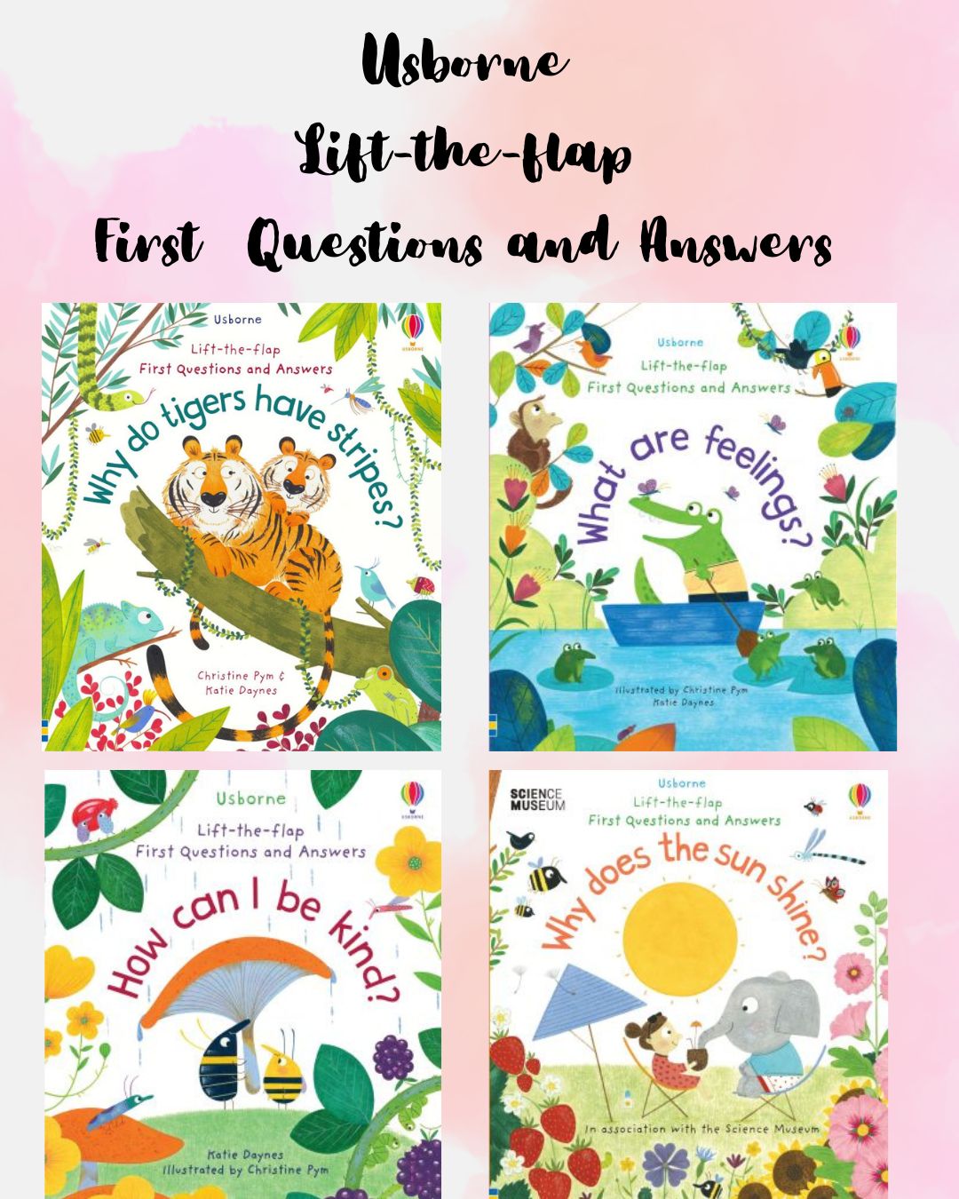 Usborne Lift the flap questions and answers books