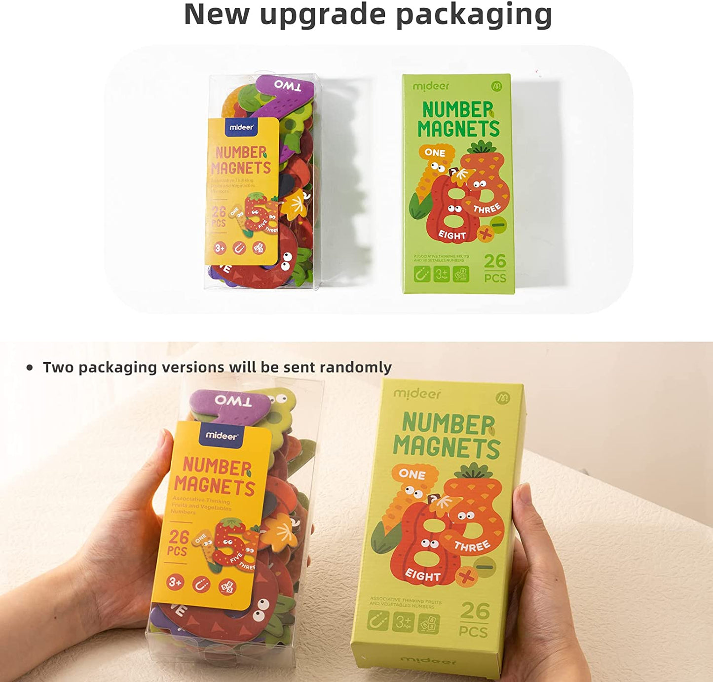 Mideer Magnetic Letters, Fridge Alphabets, Children Educational Toy for Early Learning