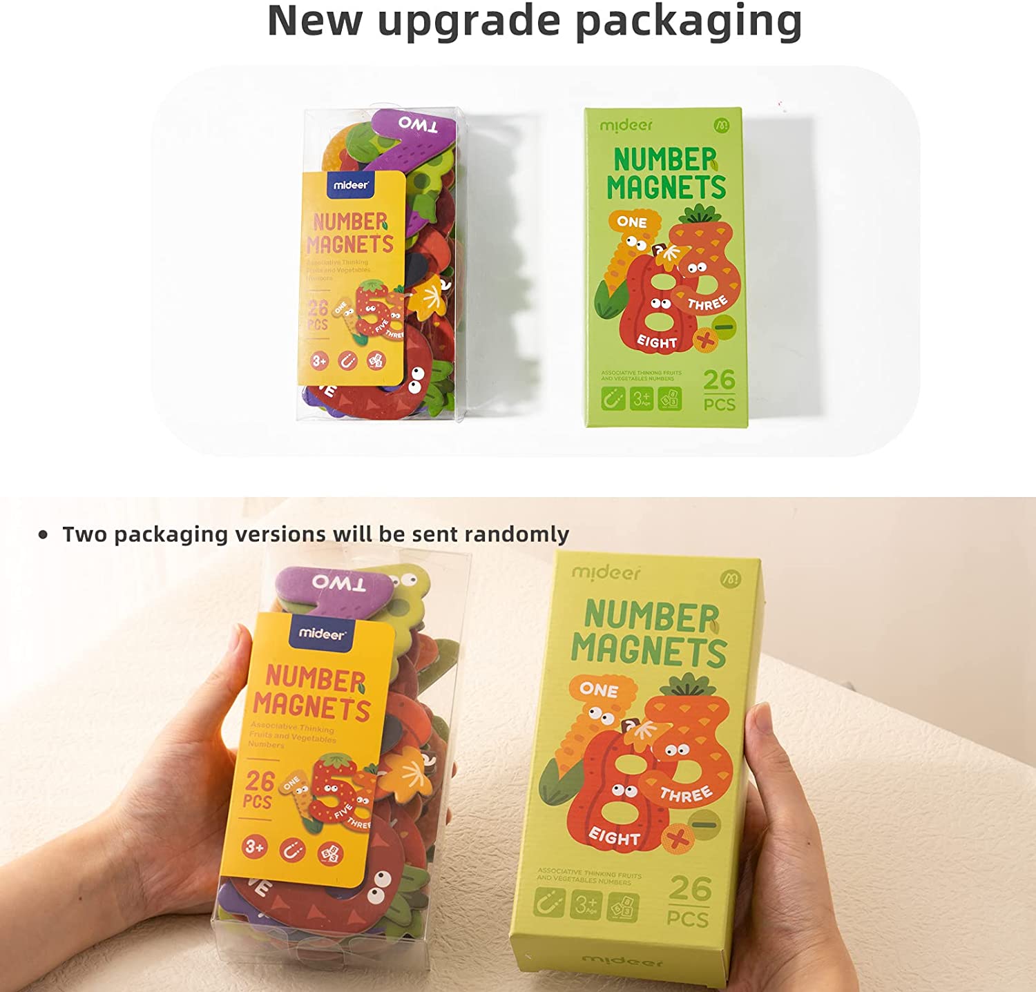 Mideer Magnetic Letters, Fridge Alphabets, Children Educational Toy for Early Learning