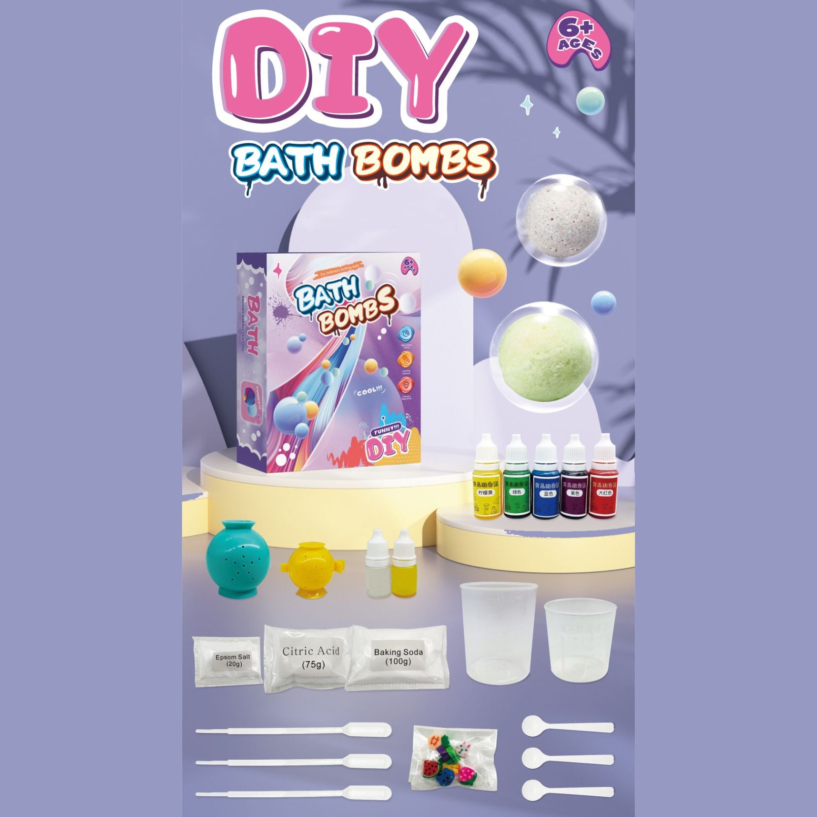DIY Bath Bombs. Ideal Gift & Party Giveaways.