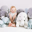 EFFIKI Rabbit Baby Soft Toy. Grey and 20cm size.