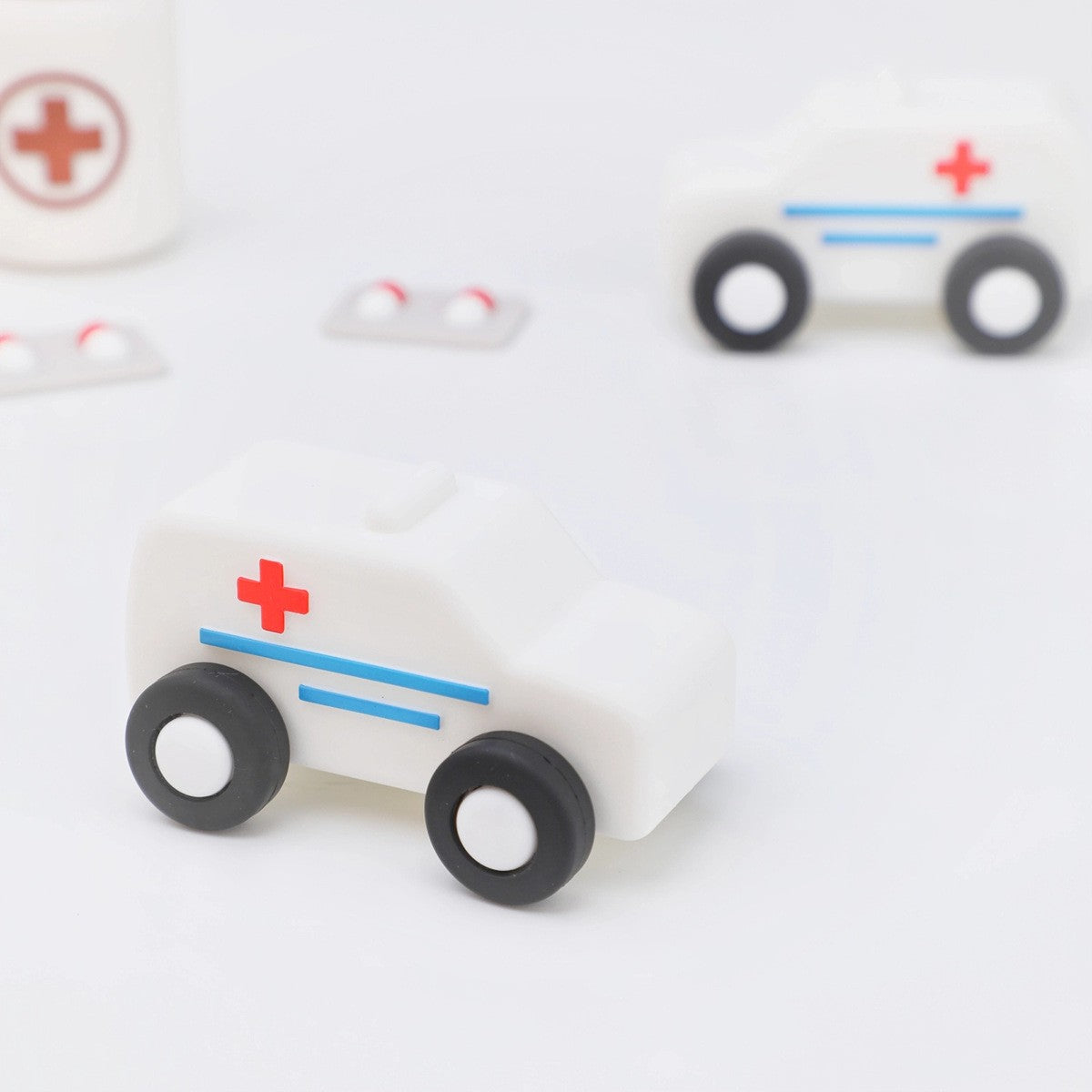 Food Grade Silicone Transportation Vehicle Toy. Infant Safe