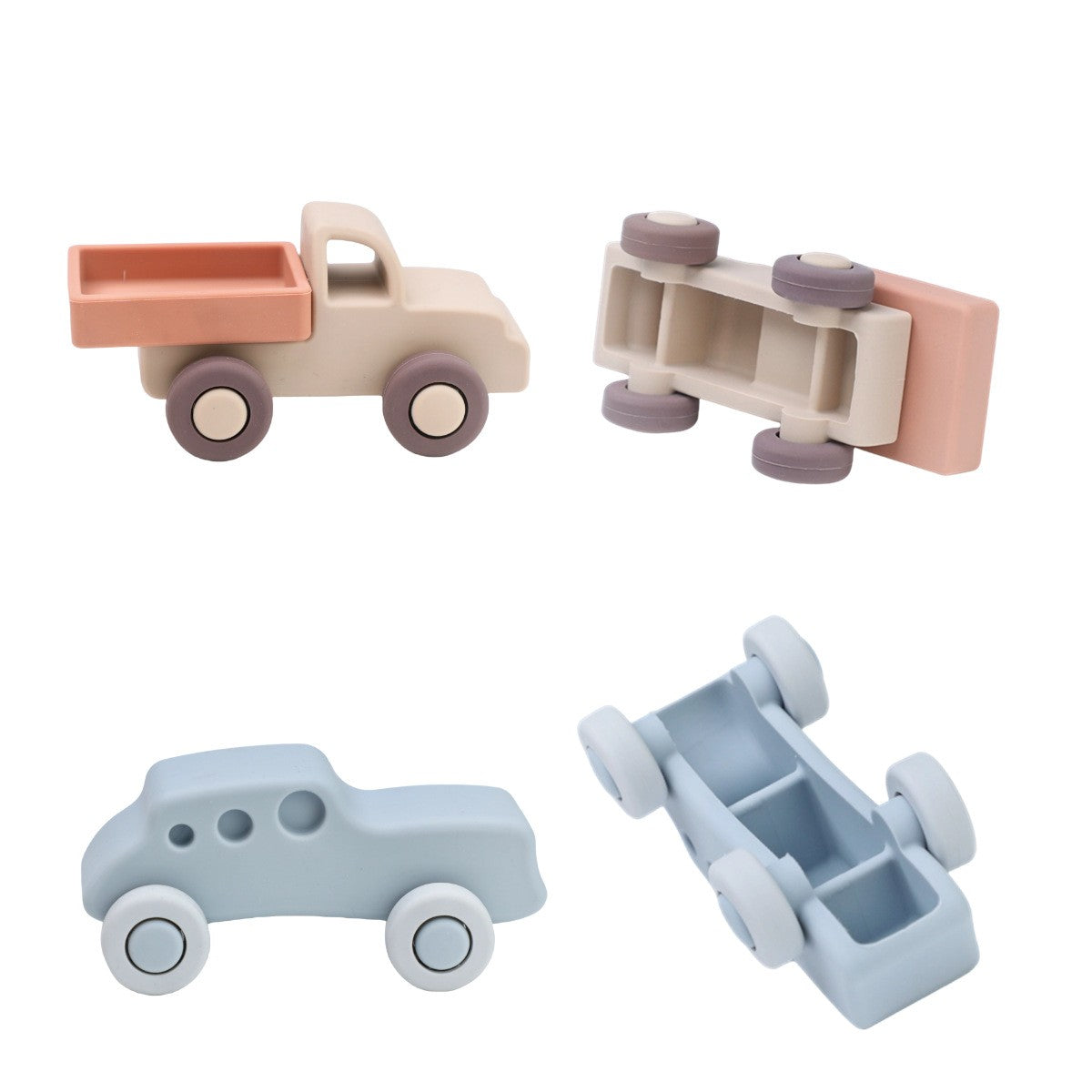 Food Grade Silicone Transportation Vehicle Toy. Infant Safe