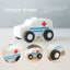 Food Grade Silicone Transportation Vehicle Toy. Infant Safe