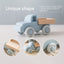 Food Grade Silicone Transportation Vehicle Toy. Infant Safe