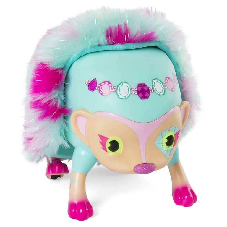 Zoomer Hedgiez Interactive Hedgehog with Lights, Sounds and Sensors by Spin Master Teal