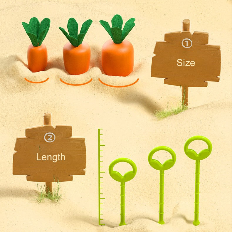 Topbright Carrot and Plant Sorting Toy. Fine Motor Skill Toy