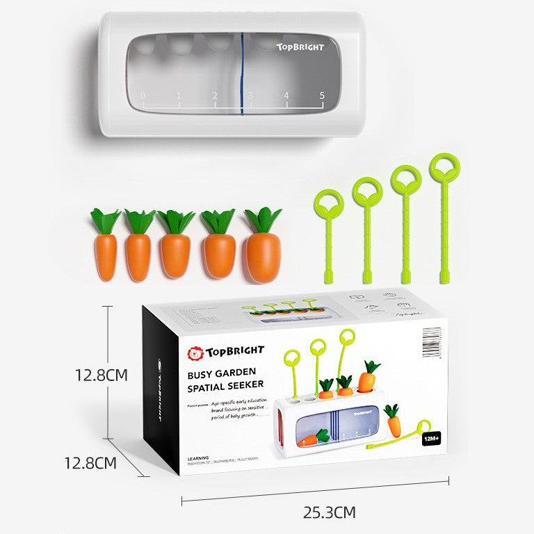 Topbright Carrot and Plant Sorting Toy. Fine Motor Skill Toy