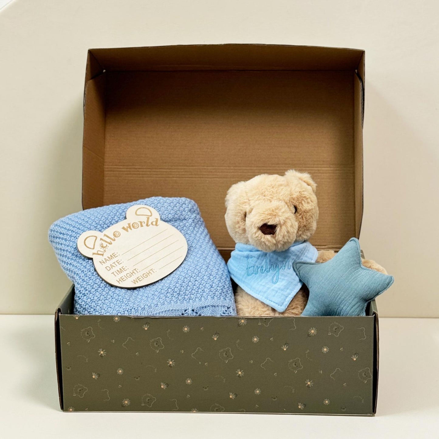 baby gift set, personalized gift set