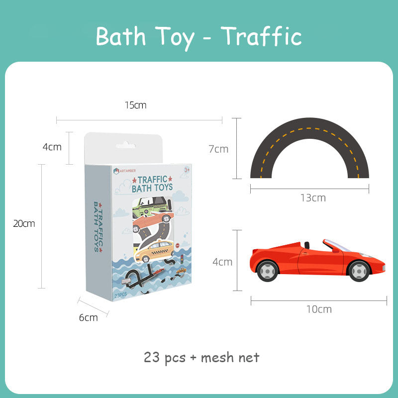 Bath Toys Wall Sticking Floating Pieces Bath time Fun