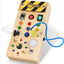 Montessori LED Busy Board - Perfect Travel Toy & Ideal Gift for Toddlers