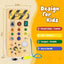 Montessori LED Busy Board - Perfect Travel Toy & Ideal Gift for Toddlers