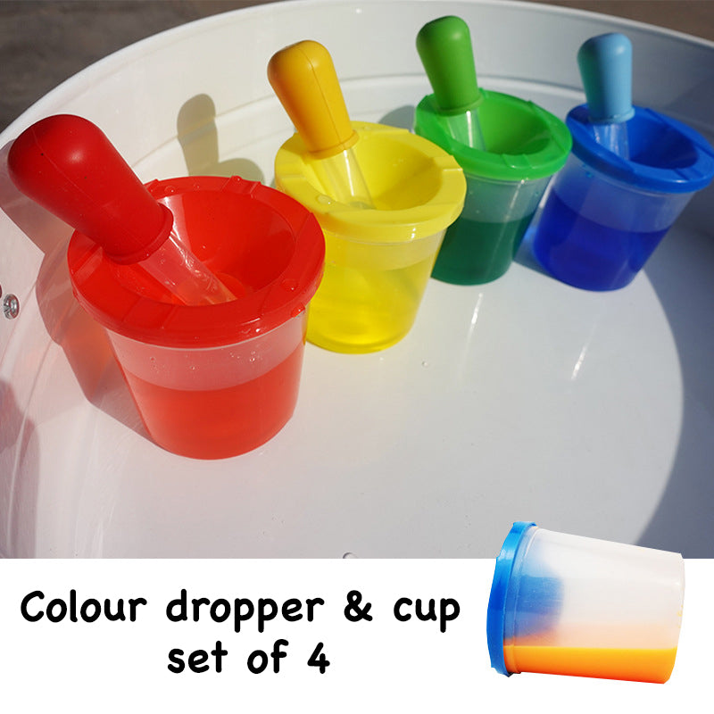 Colour droppers and cups set. Montessori inspired learning – Happi Bebe