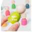 Montessori inspired Wooden colour sorting rings and mini figurines.  Early learning toy