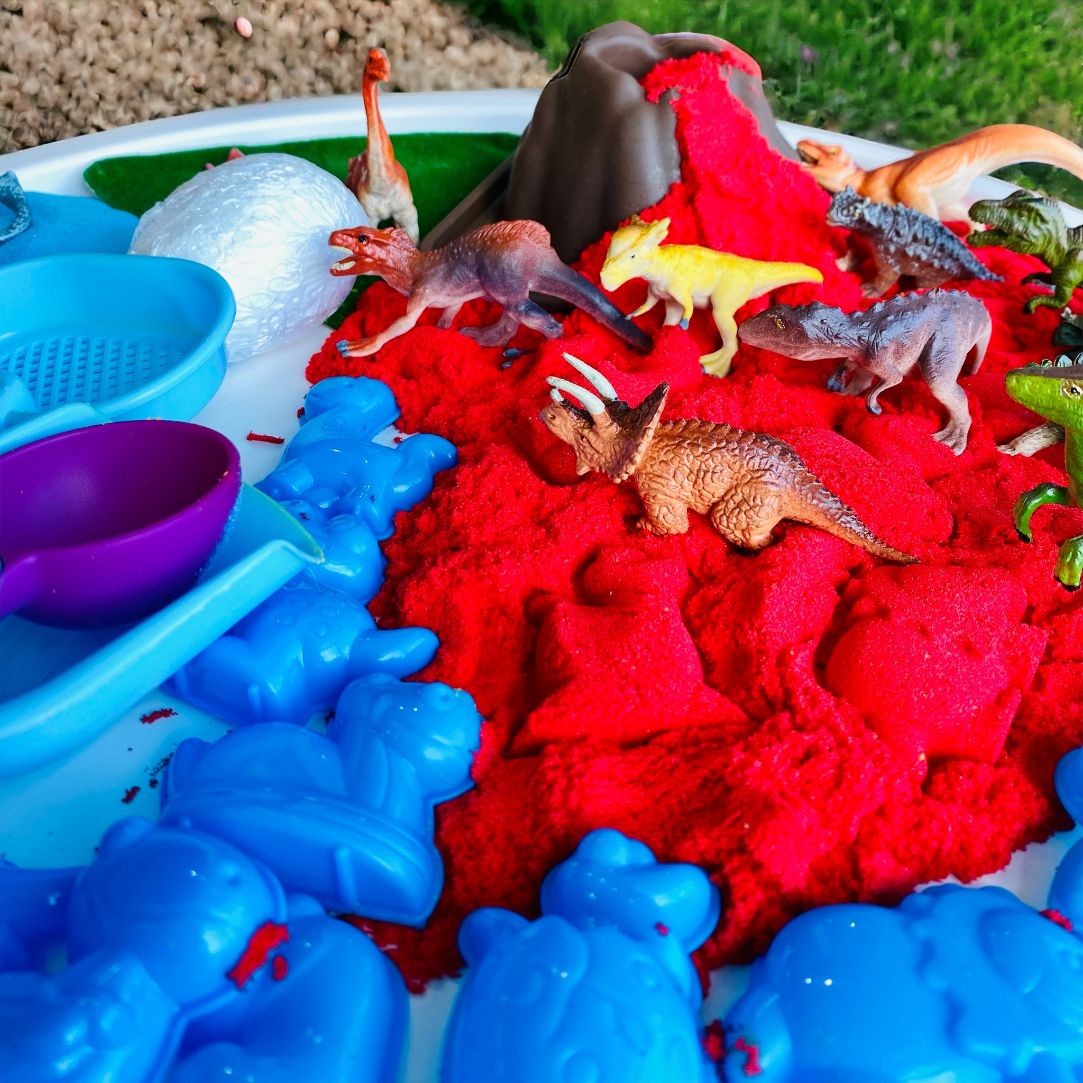 Dinosaur Theme Sensory Exploration Dino Pretend Play