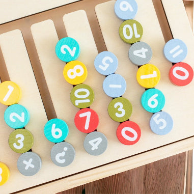 Wooden Double sided Montessori Inspired Learning Board