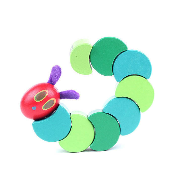 Twisting Wooden Children Toy., Fine Motor Skill Toy