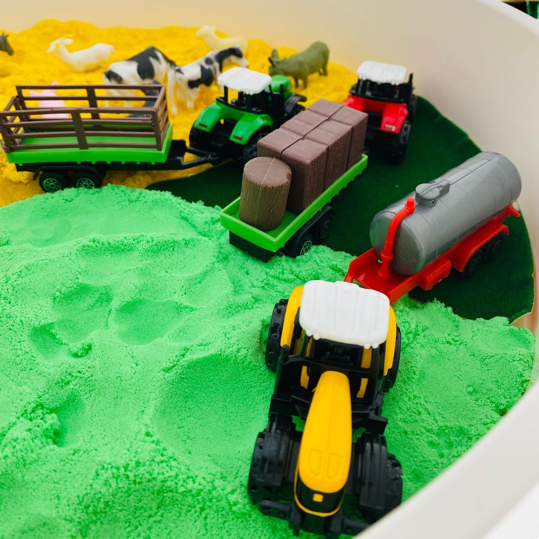 Farm Theme Sensory Play Set. Pretend Play. Sensory exploration