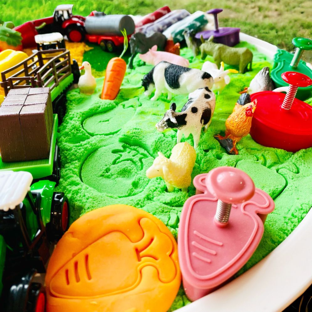 Farm Theme Sensory Play Set. Pretend Play. Sensory exploration