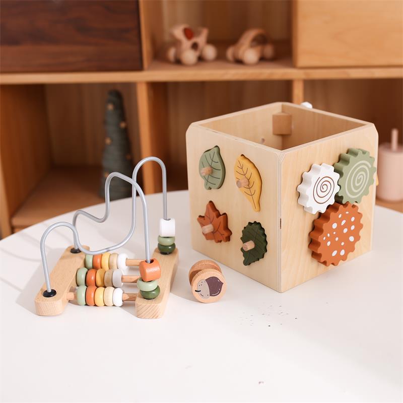 Montessori inspired multi-function 5-in-1 toy box