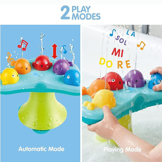 Hape Musical Whale Fountain Bath Toy 
