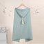 baby hood swaddle green