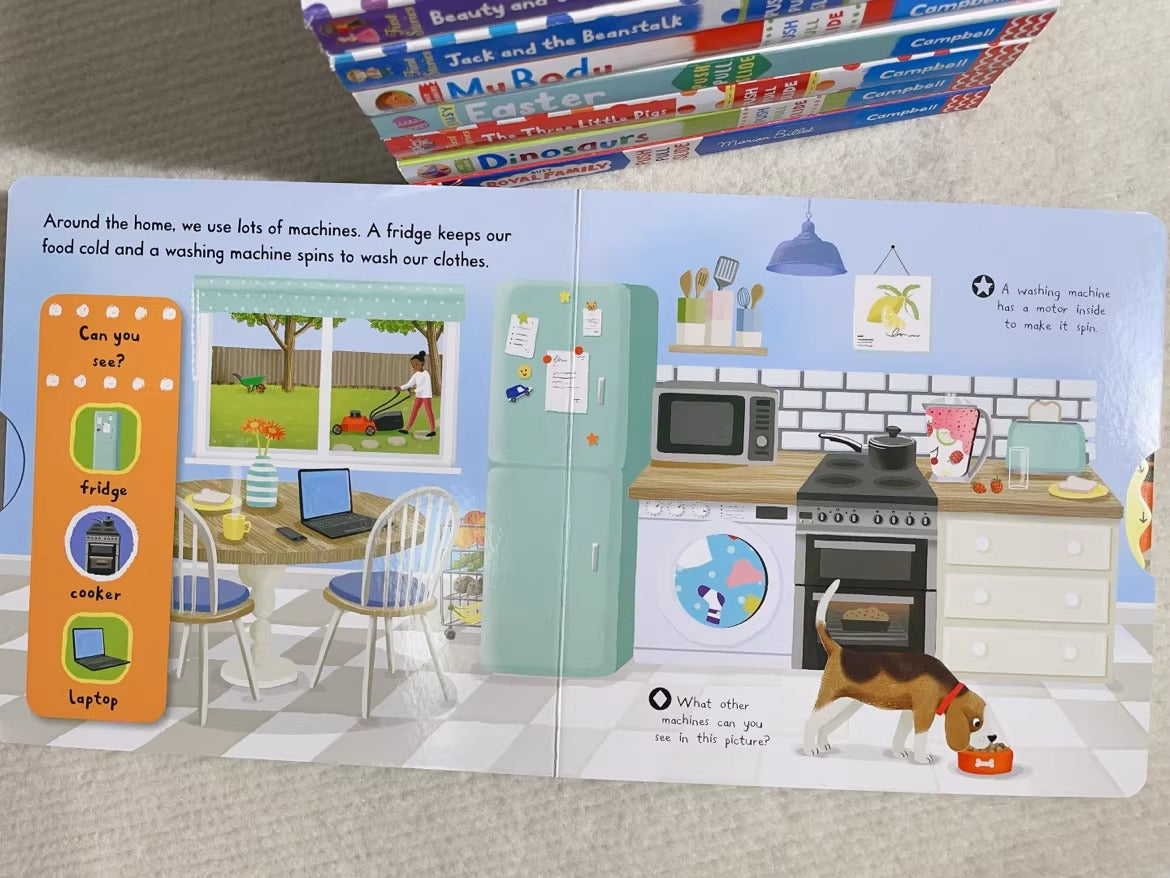 Campbell's First stories / first explorers slide and pull book