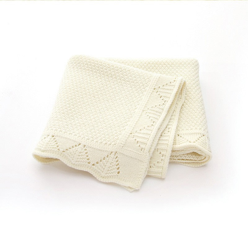baby knit blanket, personalized knit blanket, box set blanket